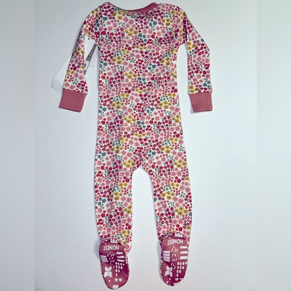 The Honest Company footie sleeper size 12 month. NWT. - Picture 3 of 3